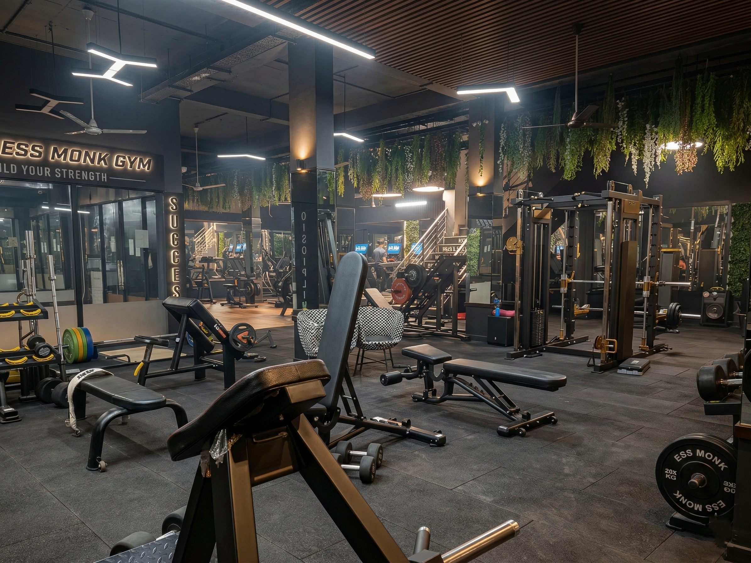 The Iron Forge gym floor